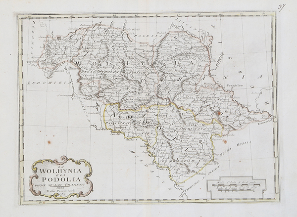La Wolhynia e la Podolia Divisa ne' loro Palatinati