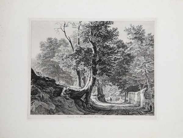 Gegend bei Ariccia unweit Rom 1841