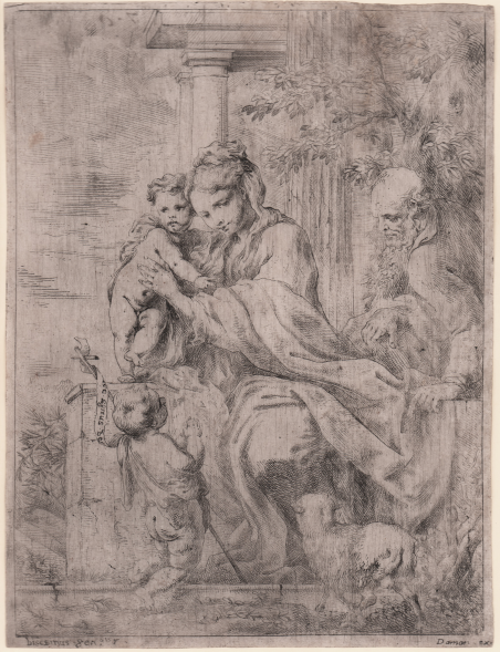 Sacra Famiglia con San Giovannino