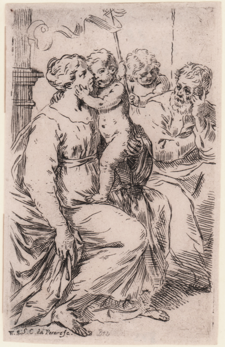 Sacra Famiglia con San Giovannino