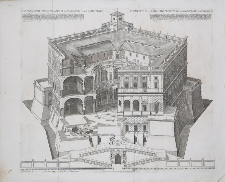 Scenografia del Nobiliss. Palazzo di Caprarola del Illuss. Card. Farnese