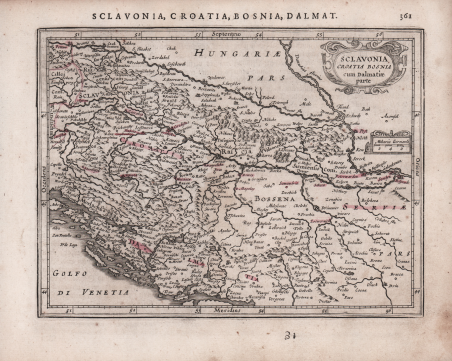 Sclavonia, Croatia Bosnia cum Dalmatiae parte