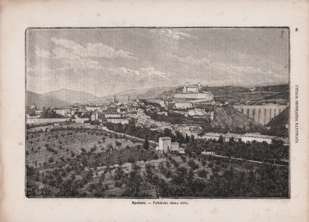 Spoleto - Panorama della città