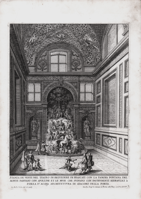 Stanza de Venti nel Teatro di Belvedere di Frascati con …