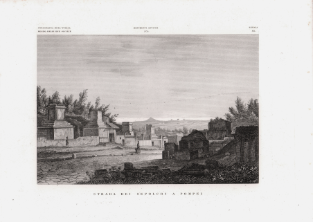 Strada dei Sepolcri a Pompei