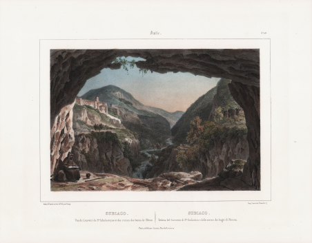 Subiaco - Vue du Convent de S.te Scholastique. / Subiato …