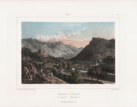 Subiaco - Vue générale / Subiaco - Veduta generale