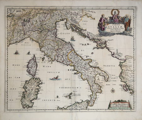Tabula Italiae, Corsicae, Sardaniae, et adjacentium Regnorum