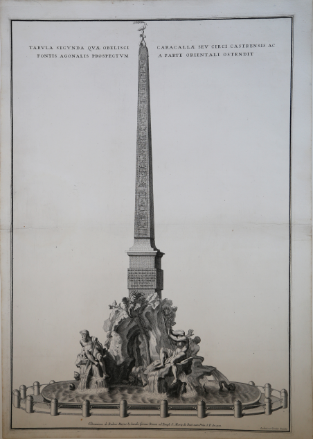 Tabula Secunda quae Obelisci Caracallae sev Circi Castrensis ac Fontis …