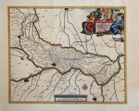 Tabula Territorii et Diocesis Cremonensis cum Confiniis Suis