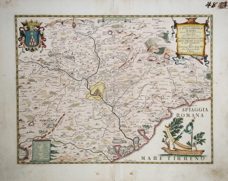 Tavola esatta dell'antico Latio e Nova Campagna di Roma