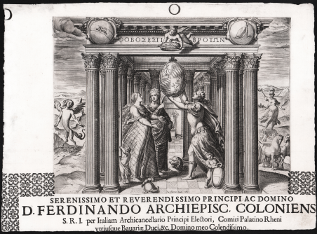 Tesi allegorica dedicata allâarcivescovo di Colonia Ferdinando di Wittelsbach
