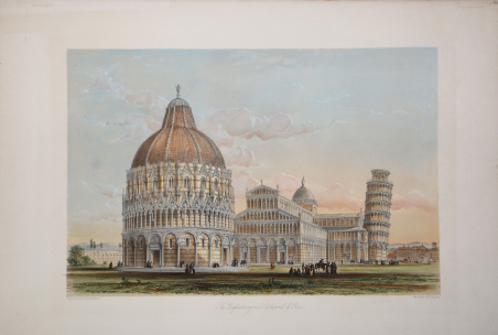 The Baptistery, and Cathedral of Pisa