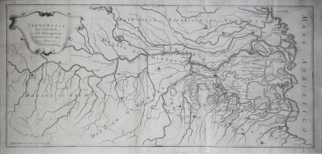 Topografia del Corso del Po e delle Acque aggiacenti da …