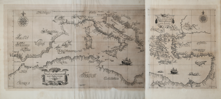 Una Carta Generale del mare Mediterranio. Carta prima Generale d’Europa …