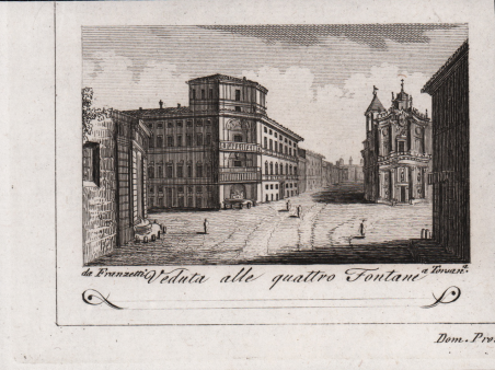 Veduta alle quattro Fontane
