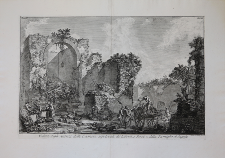 Veduta degli Avanzi delle Camere sepolcrali de’ Liberti