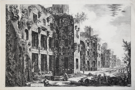 Veduta degli avanzi superiori delle Terme di Diocleziano a S. …