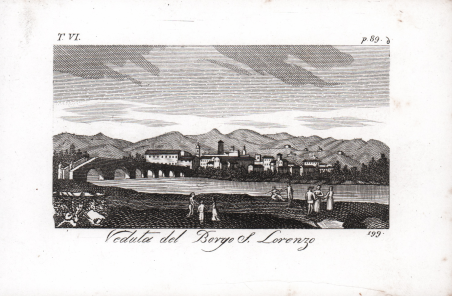 Veduta del Borgo S. Lorenzo