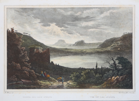 Veduta del Lago Averno / Vue du Lac Averne