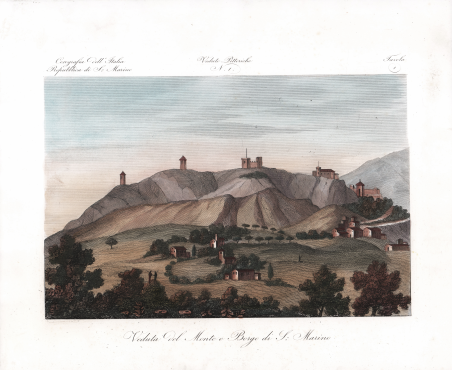 Veduta del Monte e Borgo di S. Marino