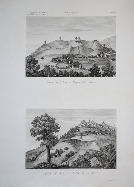 Veduta del Monte e Borgo di S. Marino / Veduta …