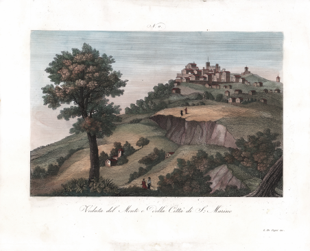 Veduta del Monte e della Città di S. Marino