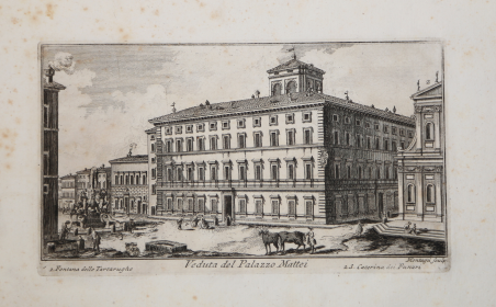 Veduta del Palazzo Mattei