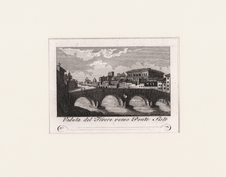 Veduta del Tevere verso Ponte Sisto