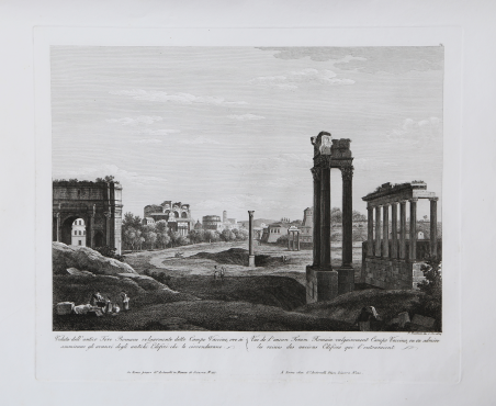 Veduta dell'antico Foro Romano volgarmente detto Campo Vaccino. / Vue …