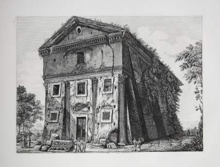 Veduta dell'Antico Tempio dedicato alle nove Muse da Marco F.Nobiliore …