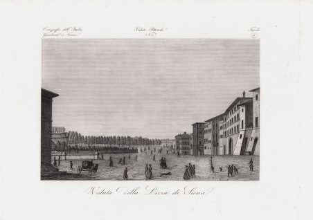 Veduta della Lizza di Siena