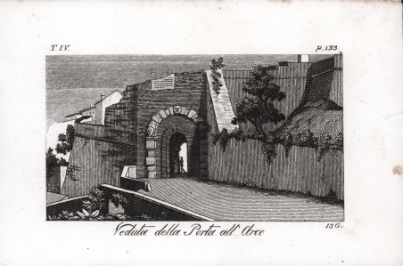 Veduta della Porta dell'Arco