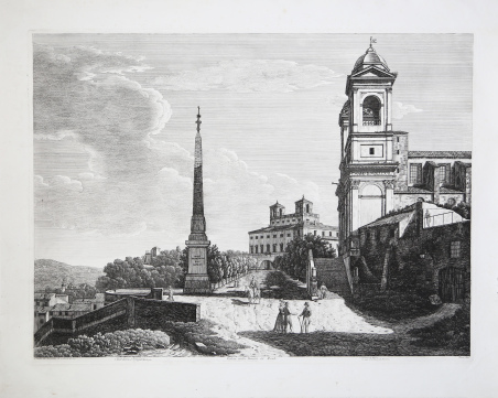 Veduta della Trinità de' Monti