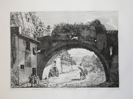 Veduta delle Antiche sostruzioni del Monte Aventino.