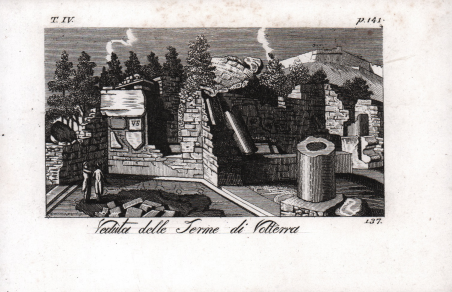 Veduta delle Terme di Volterra