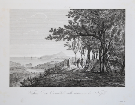 Veduta di Camaldoli nelle vicinanze di Napoli