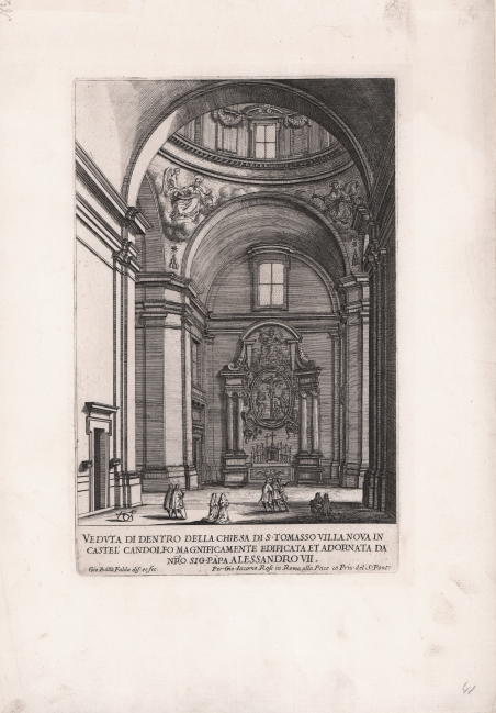 Veduta di dentro della Chiesa di S. Tomasso Villanova in …