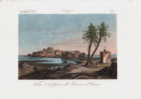 Veduta di Gallipoli nella Provincia di Otranto