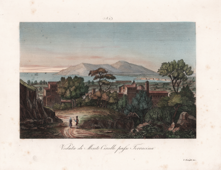 Veduta di Monte Circello presso Terracina