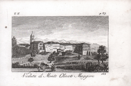 Veduta di Monte Oliveto Maggiore