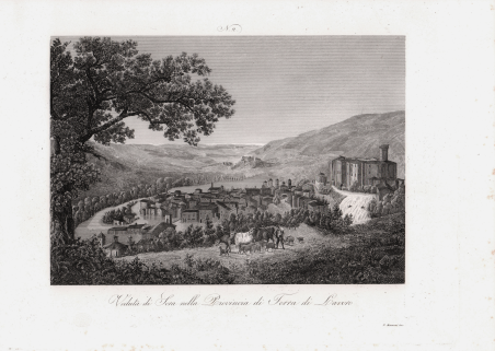 Veduta di Sora nella Provincia di Terra di Lavoro