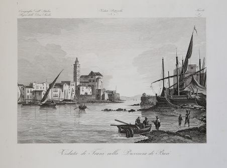 Veduta di Trani nella Provincia di Bari