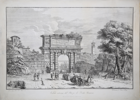 Veduta esterna del Dazio di Porta Romana