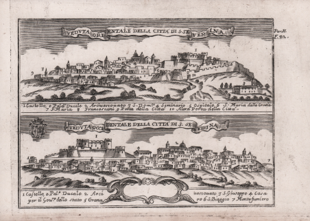 Veduta orientale della CittÃ di S. Severina / Veduta occidentale …