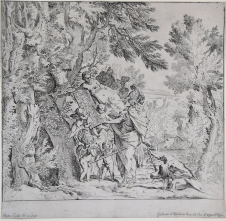 Venere consegna le Armi ad Enea