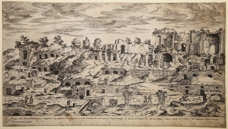 Vestigii et parte del monte Palatino verso mezzogiorno…