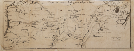 Viaggio da Ancona, e da Fano per Foligno a Roma