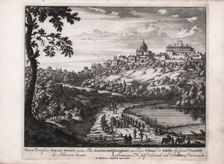 Villa Pontificis Urbani Octavi, iuxta Fan. Gandolphi ad Albanum Lacum