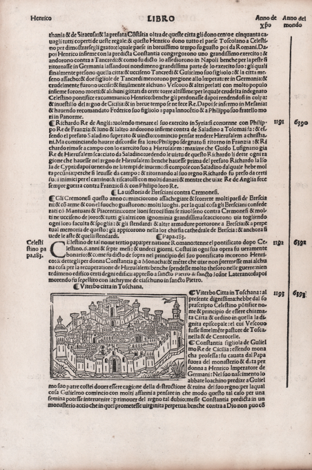 Viterbo citta in Toschana